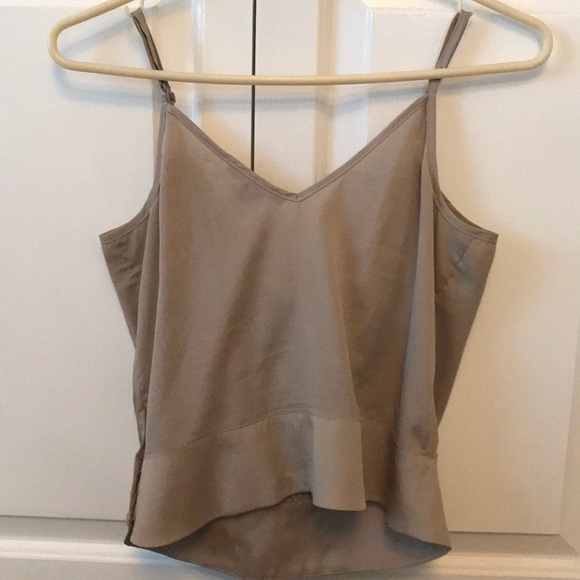 Nordstrom Rack Brown Ruffled Blouse - Picture 2 of 3